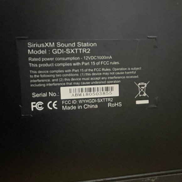 SiriusXM Sound Station Radio GDI-SXTTR1 - Picture 3 of 5